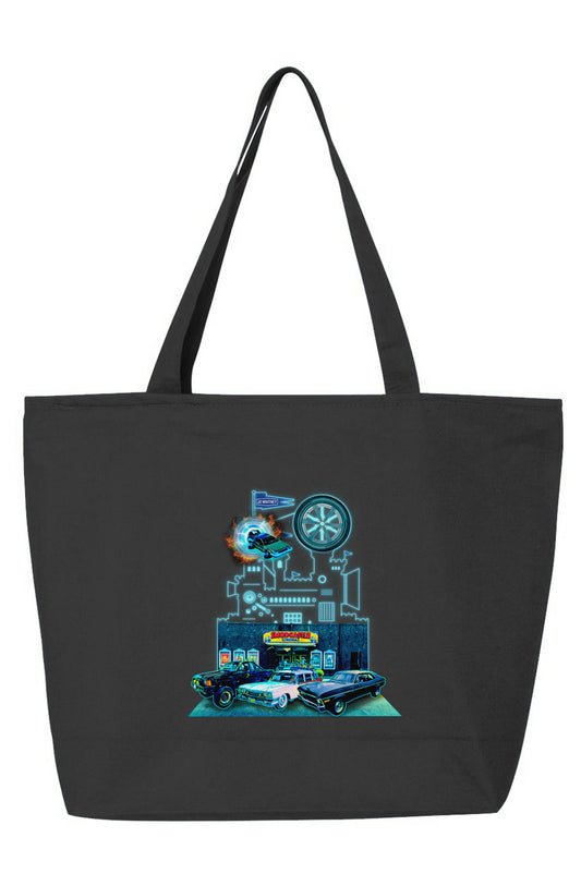 Kevin Smith x JCW Movie Car Magic Tote Bag
